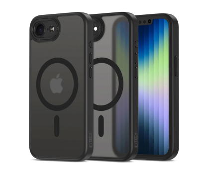 Etui do telefonów TECH-PROTECT Magcam Magsafe do iPhone 16E matte black